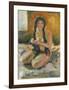 Seated Nude-Edvard Munch-Framed Premium Giclee Print