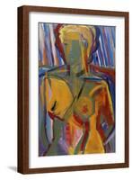 Seated Nude-Diana Ong-Framed Giclee Print