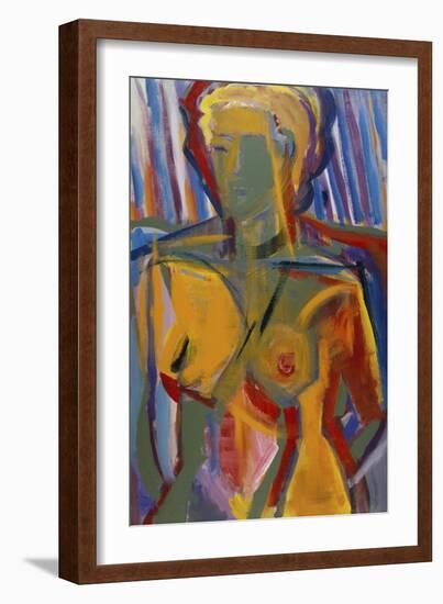 Seated Nude-Diana Ong-Framed Giclee Print