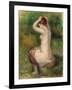 Seated Nude-Pierre-Auguste Renoir-Framed Giclee Print