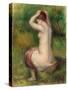 Seated Nude-Pierre-Auguste Renoir-Stretched Canvas