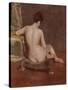 Seated Nude-William Merritt Chase-Stretched Canvas