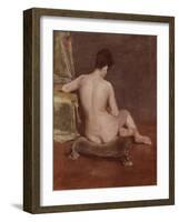 Seated Nude-William Merritt Chase-Framed Giclee Print