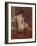 Seated Nude-William Merritt Chase-Framed Giclee Print