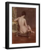 Seated Nude-William Merritt Chase-Framed Giclee Print