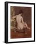 Seated Nude-William Merritt Chase-Framed Giclee Print