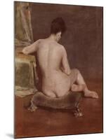 Seated Nude-William Merritt Chase-Mounted Giclee Print