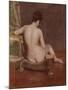 Seated Nude-William Merritt Chase-Mounted Giclee Print