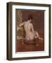 Seated Nude-William Merritt Chase-Framed Giclee Print