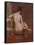 Seated Nude-William Merritt Chase-Framed Stretched Canvas