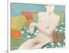 Seated nude-Jennifer Abbott-Framed Giclee Print