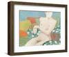 Seated nude-Jennifer Abbott-Framed Premium Giclee Print