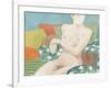 Seated nude-Jennifer Abbott-Framed Premium Giclee Print