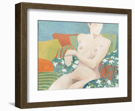 Seated nude-Jennifer Abbott-Framed Giclee Print