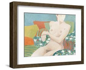 Seated nude-Jennifer Abbott-Framed Giclee Print