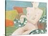 Seated nude-Jennifer Abbott-Stretched Canvas