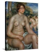 Seated Nude-Pierre-Auguste Renoir-Stretched Canvas