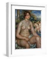 Seated Nude-Pierre-Auguste Renoir-Framed Giclee Print