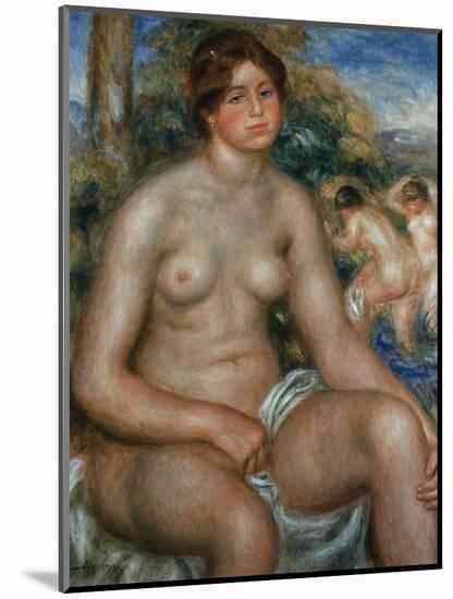 Seated Nude-Pierre-Auguste Renoir-Mounted Giclee Print