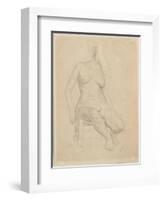 Seated Nude-Félix Vallotton-Framed Giclee Print