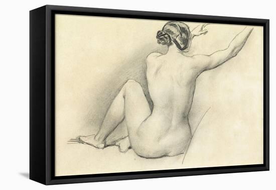 Seated Nude-William Edward Frost-Framed Stretched Canvas