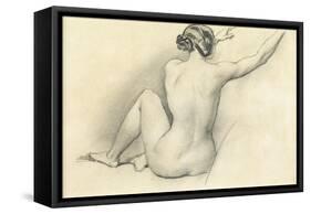 Seated Nude-William Edward Frost-Framed Stretched Canvas