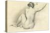 Seated Nude-William Edward Frost-Stretched Canvas