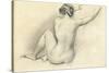 Seated Nude-William Edward Frost-Stretched Canvas