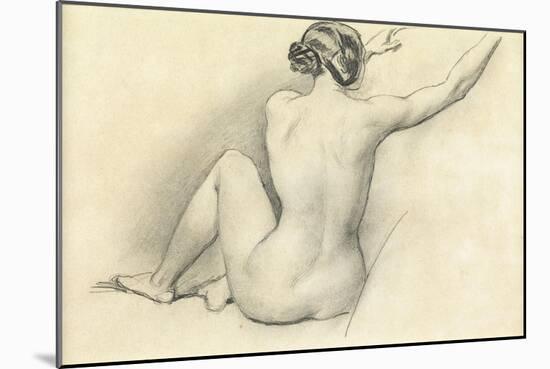 Seated Nude-William Edward Frost-Mounted Giclee Print