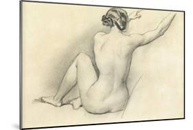 Seated Nude-William Edward Frost-Mounted Giclee Print