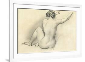 Seated Nude-William Edward Frost-Framed Giclee Print