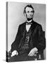 Seated Portrait of President Abraham Lincoln-null-Stretched Canvas