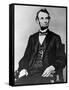 Seated Portrait of President Abraham Lincoln-null-Framed Stretched Canvas