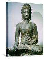 Seated Sakyamuni Buddha from Ch'Ungung-Ni, 10th Century-null-Stretched Canvas