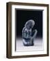 Seated Scribe, New Kingdom, 1391-1353 BC (Greywacke)-Egyptian 18th Dynasty-Framed Giclee Print