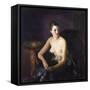 Seated Semi-Nude-John James Audubon-Framed Stretched Canvas