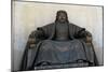 Seated Statue of Chingis Khan at the Parliament Building in Ulan Bator, 2005-null-Mounted Giclee Print