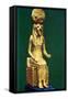 Seated Statuette of the Ancient Egyptian Goddess Sekhmet, 16th-13th Century Bc-null-Framed Stretched Canvas