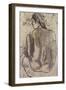 Seated Tahitian Nude from the Back, C.1902-Paul Gauguin-Framed Giclee Print