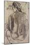 Seated Tahitian Nude from the Back, C.1902-Paul Gauguin-Mounted Giclee Print