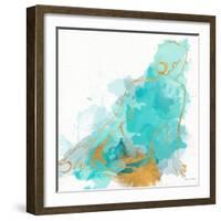 Seated Watercolor Woman I-Lanie Loreth-Framed Art Print