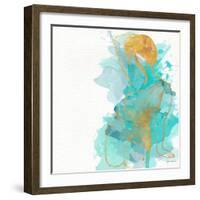 Seated Watercolor Woman II-Lanie Loreth-Framed Art Print