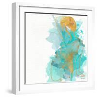 Seated Watercolor Woman II-Lanie Loreth-Framed Art Print