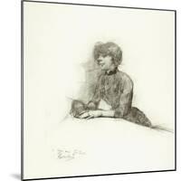 Seated Woman, C.1887-Henri de Toulouse-Lautrec-Mounted Giclee Print