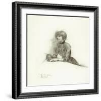 Seated Woman, C.1887-Henri de Toulouse-Lautrec-Framed Giclee Print