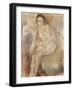 Seated Woman, C.1925-30-Jules Pascin-Framed Giclee Print