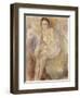 Seated Woman, C.1925-30-Jules Pascin-Framed Giclee Print