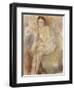 Seated Woman, C.1925-30-Jules Pascin-Framed Giclee Print