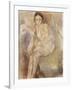 Seated Woman, C.1925-30-Jules Pascin-Framed Giclee Print