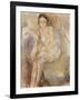 Seated Woman, C.1925-30-Jules Pascin-Framed Giclee Print